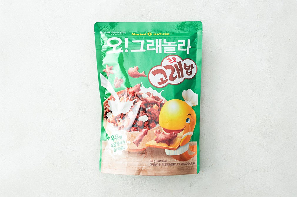Market O Nature Oh! Granola Choco Whalebap 300g (마켓오네이처 오! 그래놀라 초코고래밥 300g)