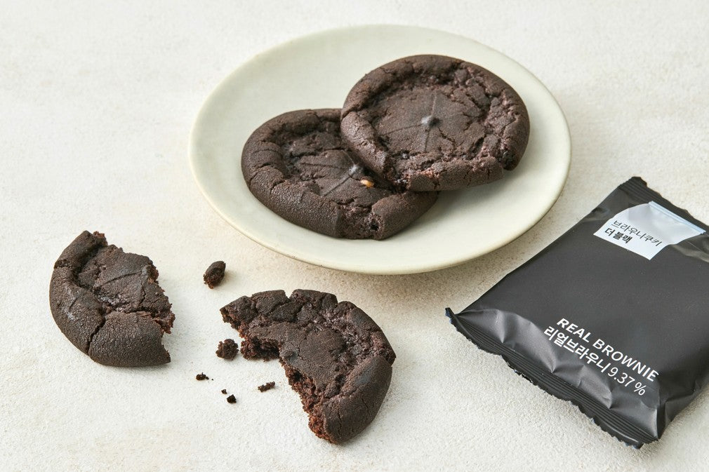 [Shilla Myungga] Brownie Cookie The Black 19g x 16pcs (신라명과 브라우니 쿠키 더 블랙 19g x 16개입)