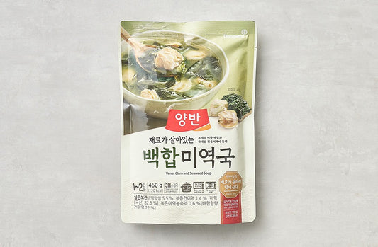 Dongwon Yangban Clam Seaweed Soup (양반 백합 미역국) – 460g