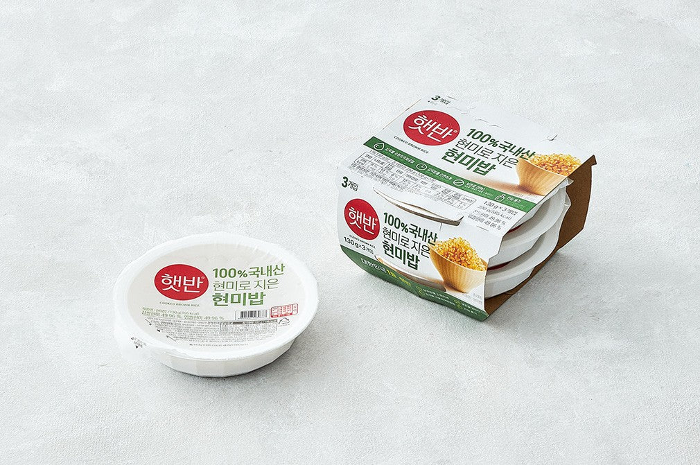 Hetbahn Brown Rice Bowl 3 Pack (현미밥)