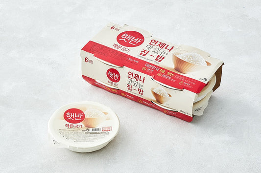 Hetbahn Mini Rice Bowls 6 Pack (햇반)